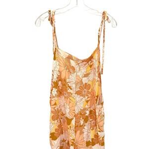 Petal + Pump oversized floral women’s overall jumpsuit romper
